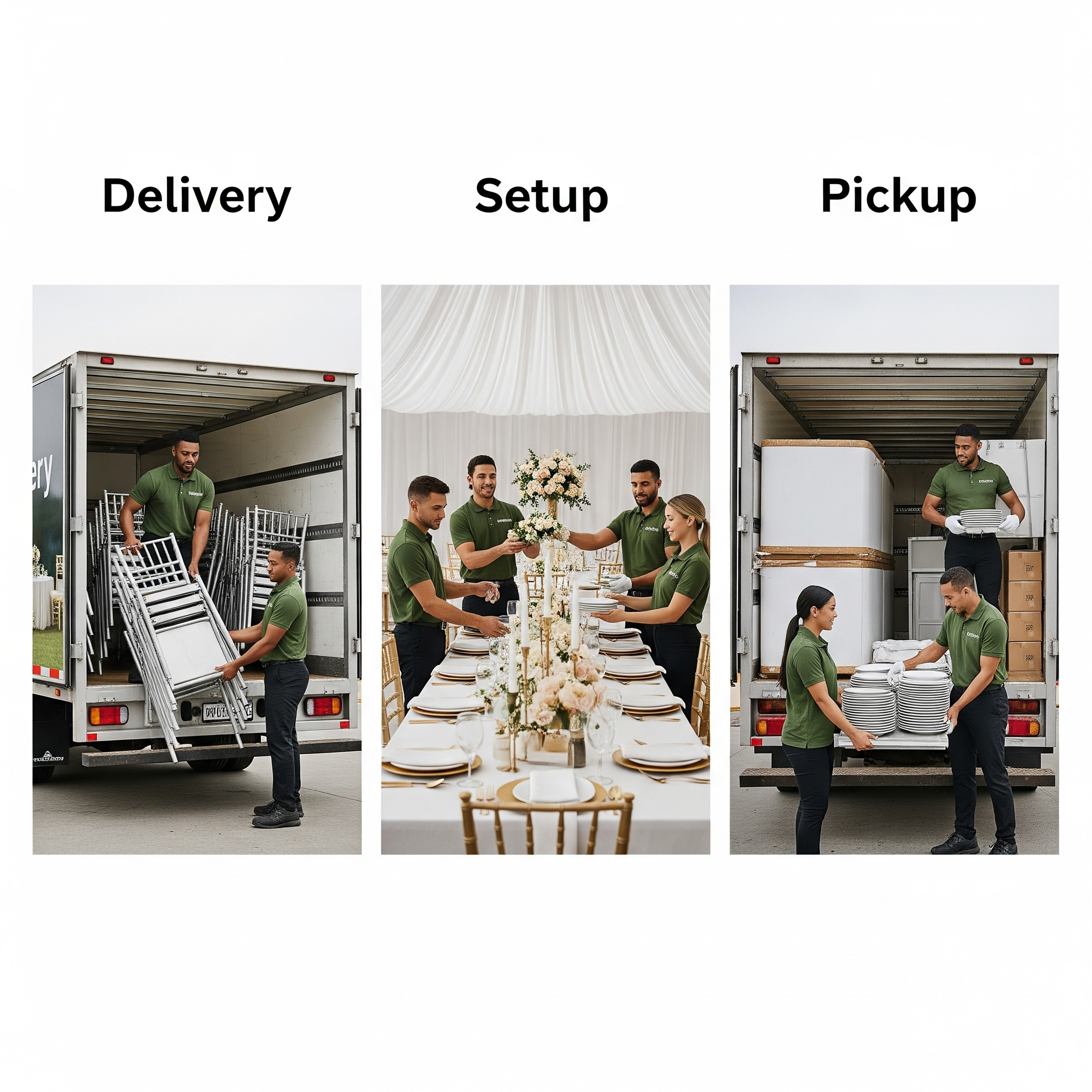 Do you offer delivery, setup, and pickup?